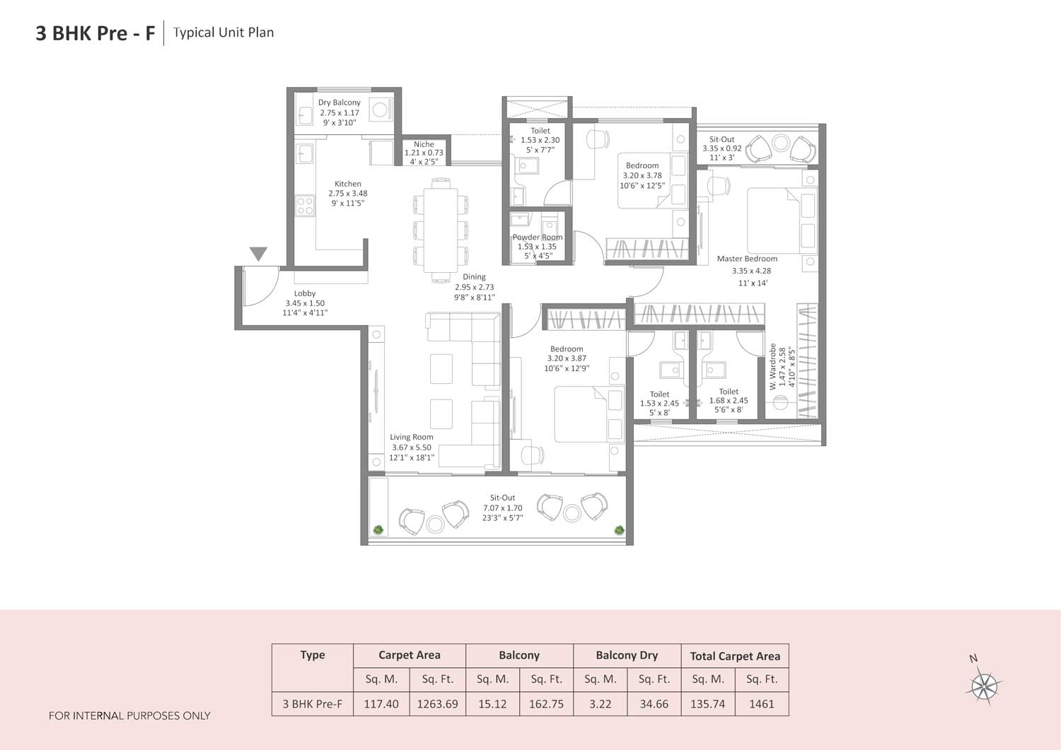 3-BHK-Pre---F-Typical-Unit-Plan
