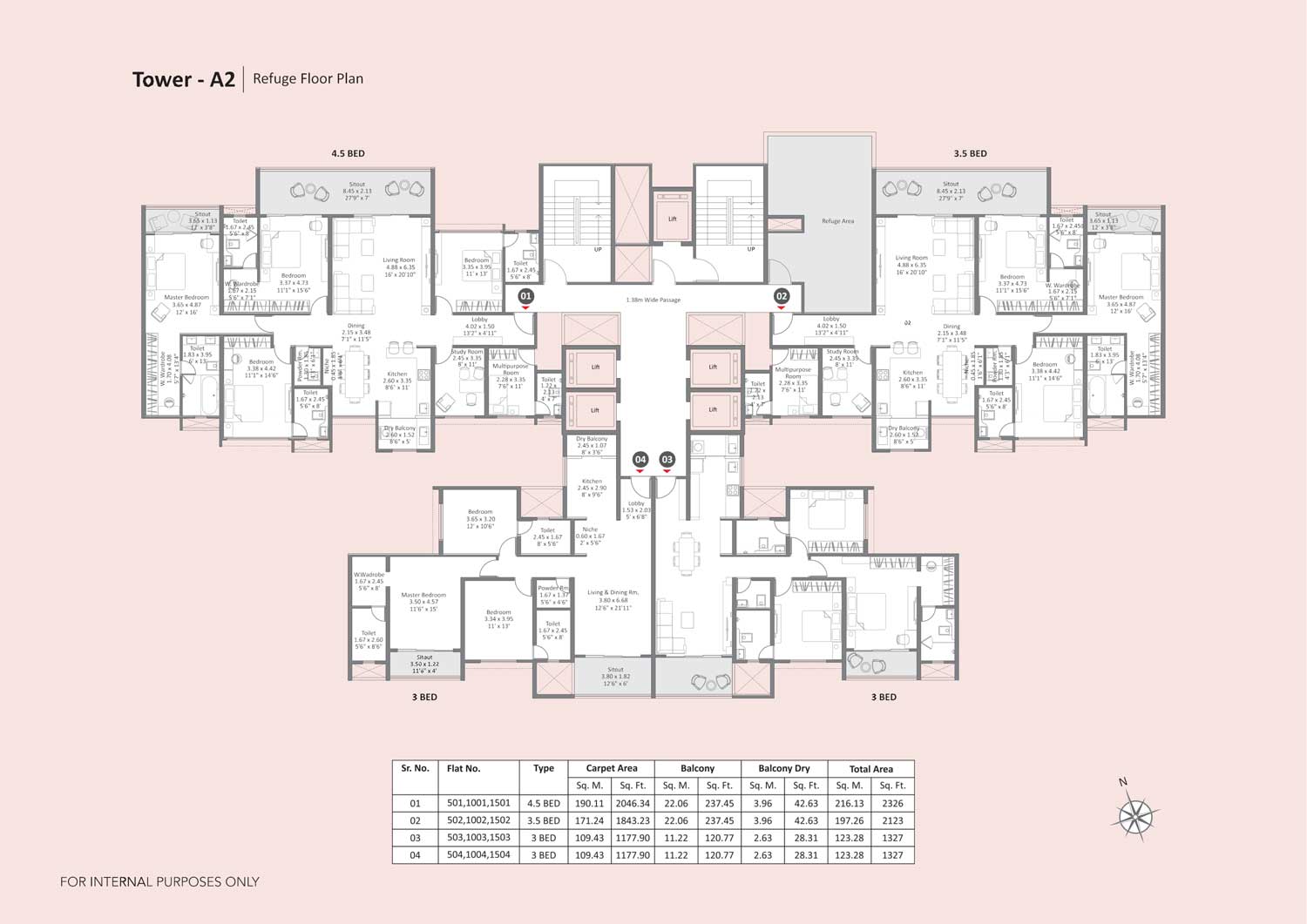 Tower-A2-Refuse-Floor-Plan