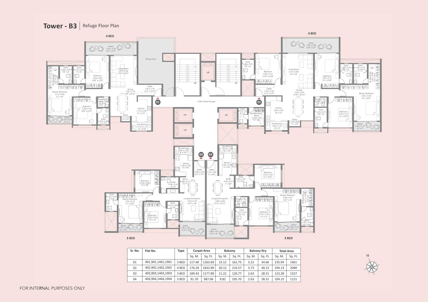 Tower-B3-Refuge-Floor-Plan